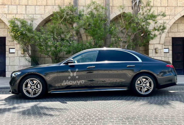 Movyocar Mercedes S500 Grey car rental in dubai