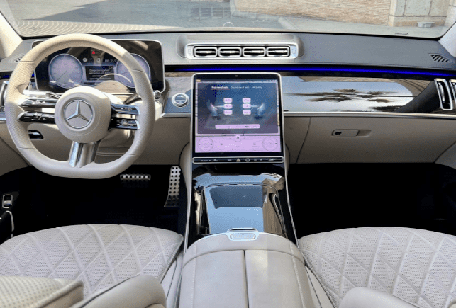 Movyocar Mercedes S500 Grey car rental in dubai