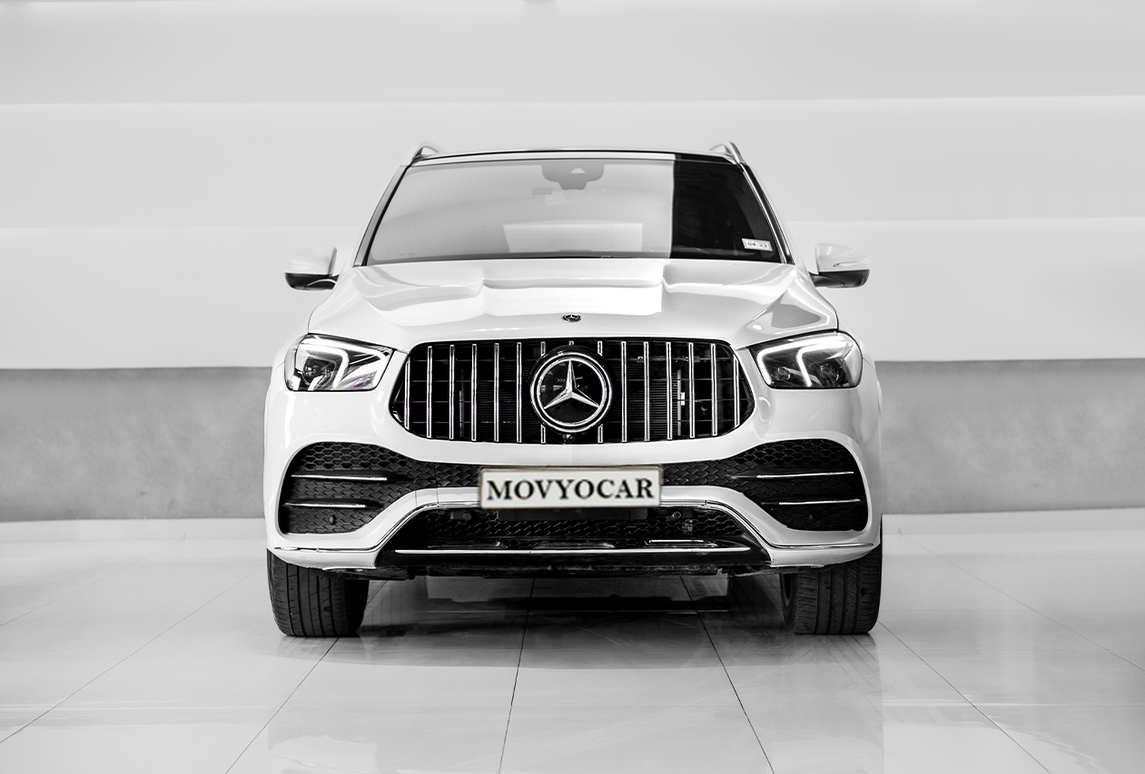 Movyocar Mercedes Gle 350 White car rental in dubai