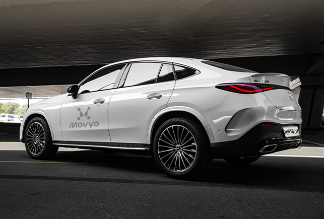 Movyocar Mercedes Glc 200 White car rental in dubai