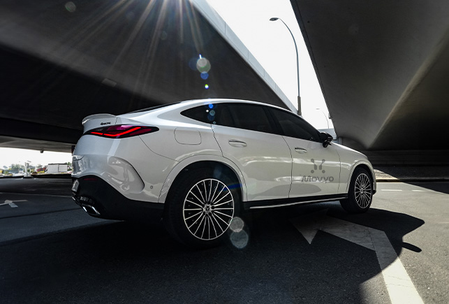 Movyocar Mercedes Glc 200 White car rental in dubai