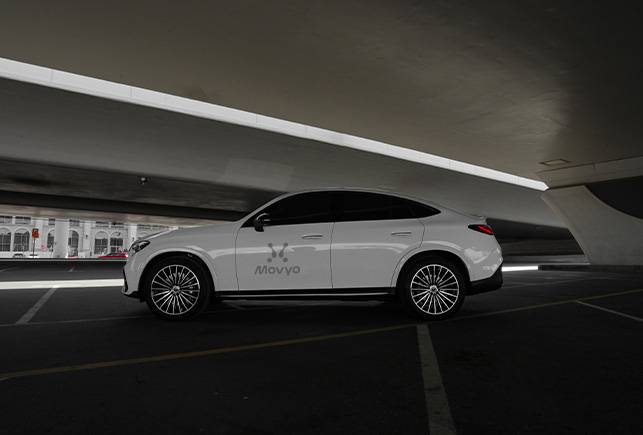 Movyocar Mercedes Glc 200 White car rental in dubai