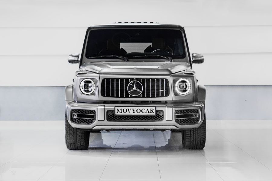 Movyocar Mercedes G63 Silver car rental in dubai
