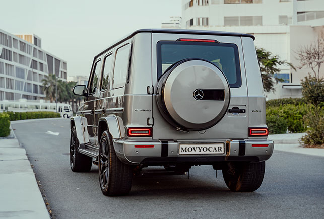 Movyocar Mercedes G63 Beige car rental in dubai
