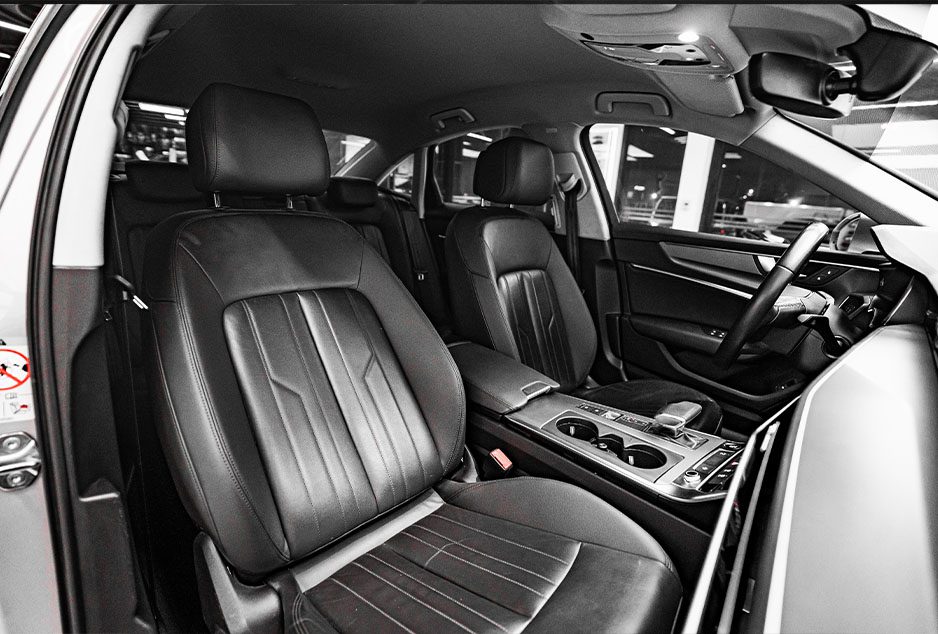 Movyocar Audi A6 White car rental in dubai