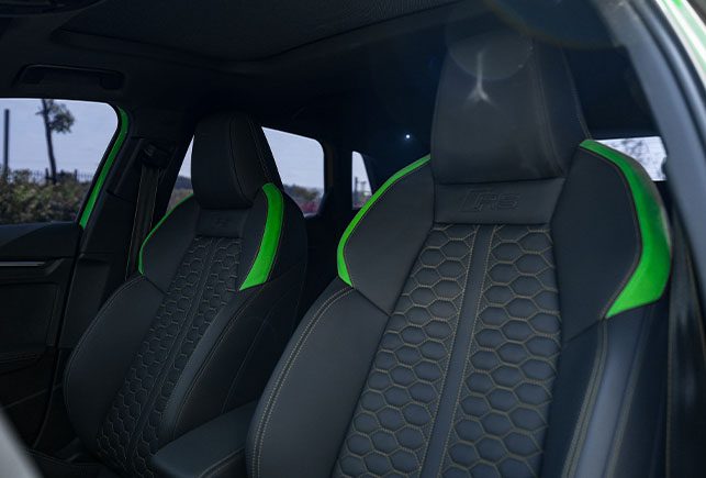 Movyocar Audi Rs 3 Green car rental in dubai