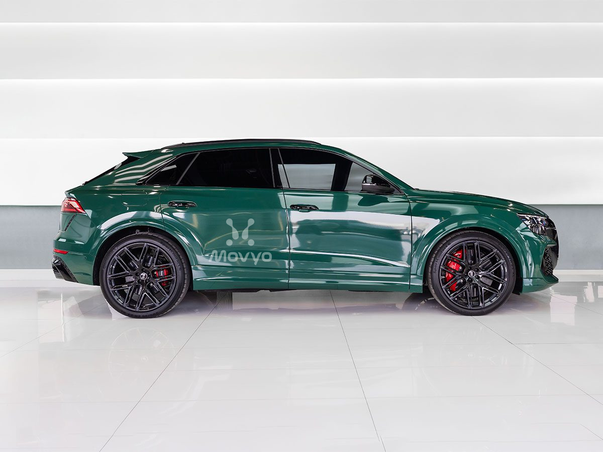 Movyocar Audi Rsq8 Performance Black car rental in dubai