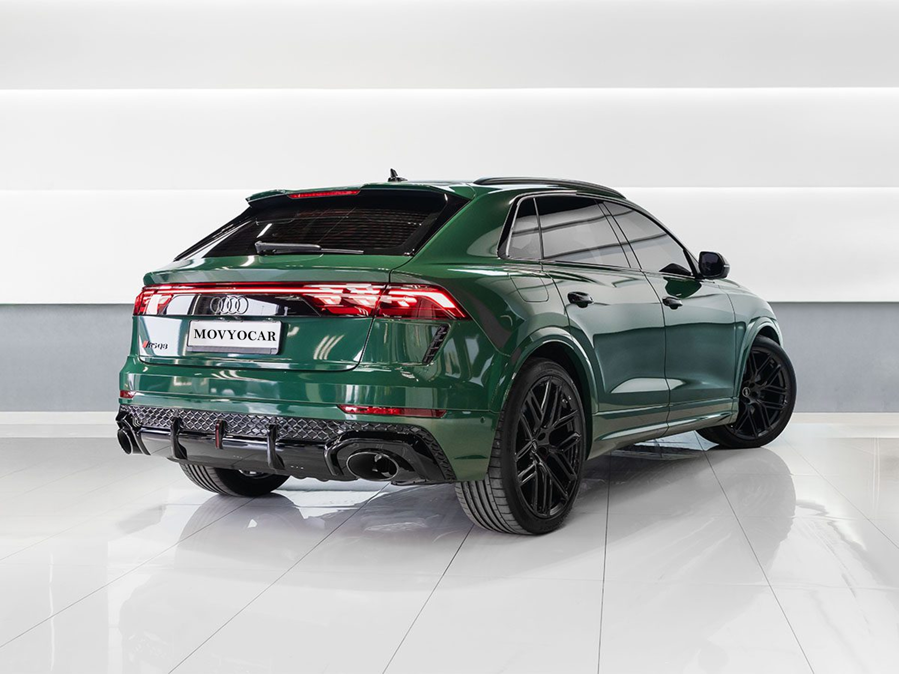 Movyocar Audi Rsq8 Performance Black car rental in dubai