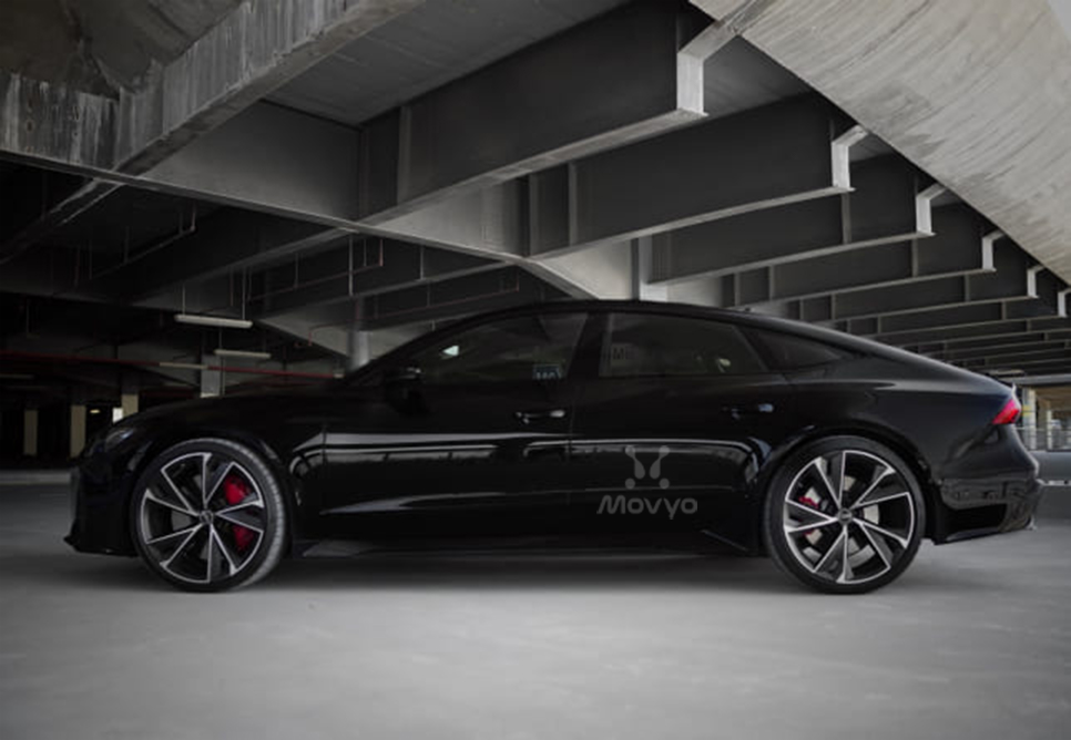 Movyocar Audi Rs7 Black car rental in dubai