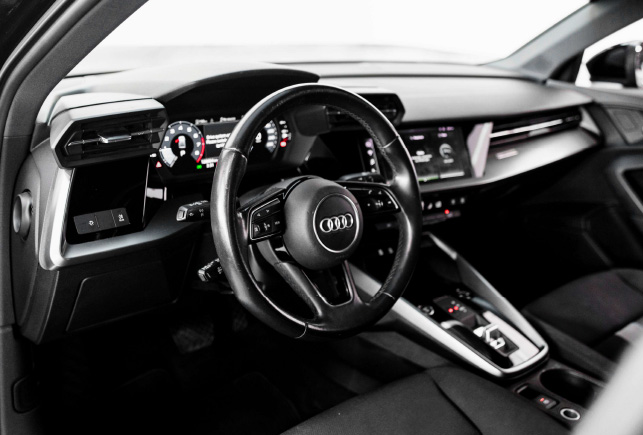 Movyocar Audi A3 Black car rental in dubai