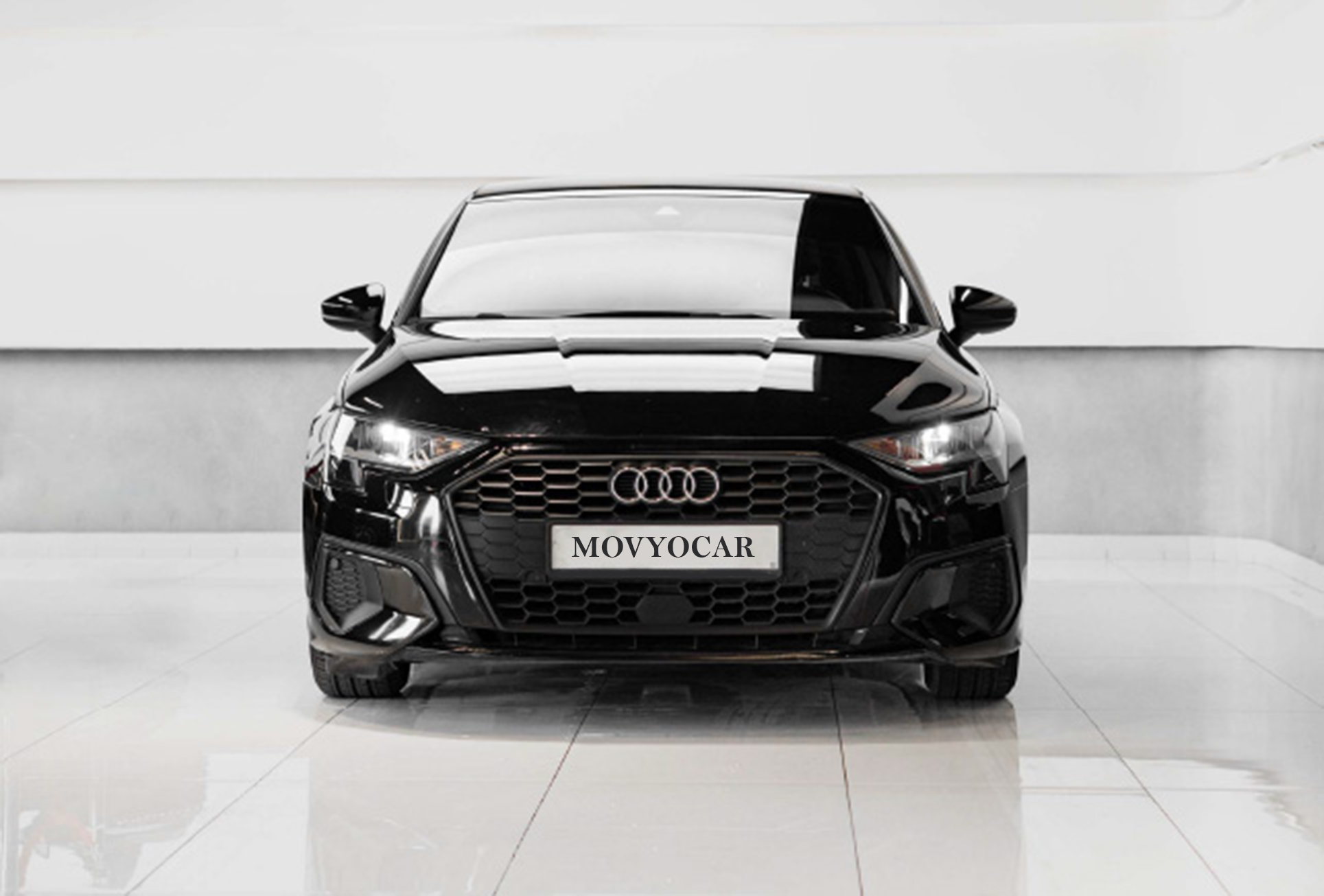 Movyocar Audi A3 Black car rental in dubai