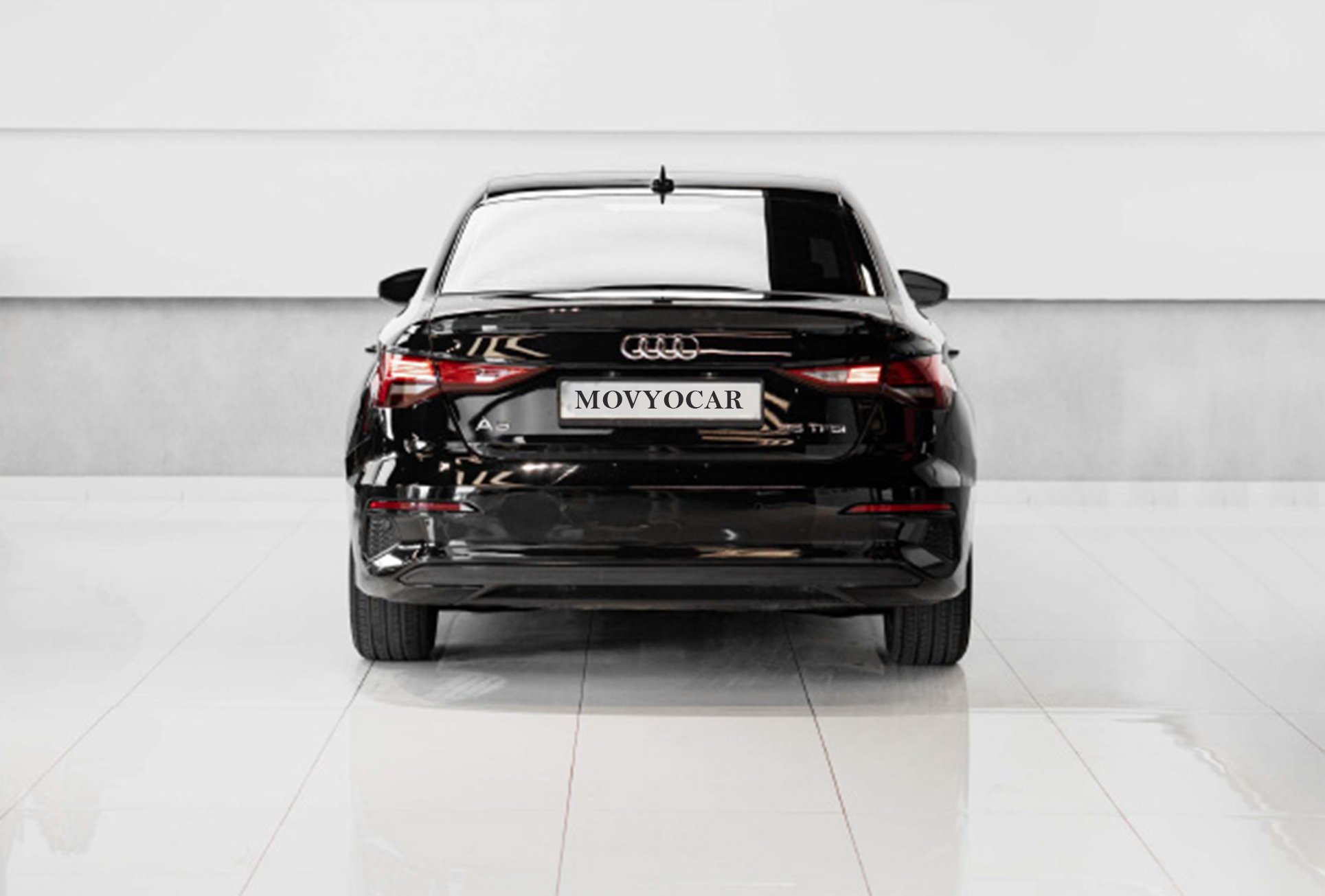 Movyocar Audi A3 Black car rental in dubai