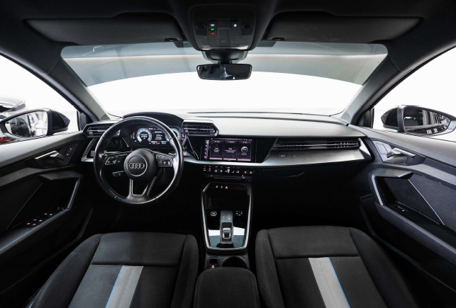 Movyocar Audi A3 Black car rental in dubai